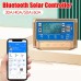 30/40/50A/60A Bluetooth Solar Panel Controller 2 USB Digital Display LCD Screen 12V/24V MPPT Solar Charge Controller