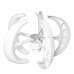 400W 12V/24V 5 Blades Lanterns Wind Turbine Generator Vertical Axis Windmill With Controller