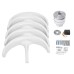 400W 12V/24V 5 Blades Lanterns Wind Turbine Generator Vertical Axis Windmill With Controller