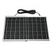 50W Portable Solar Panel Dual DC USB Charger Kit Solar Power Panel Micro USB Charger with 3m Cable