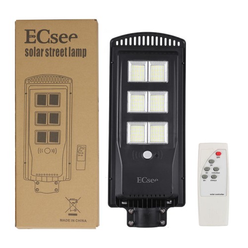 900W 576LEDs 6V/18W Solar Street LED Light Waterproof with Remote Controller