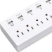 ELEGIANT 5V 1A/2.4A 6 Port USB Fast Charger 6 US Jack Plug Power Adapter Switching Socket