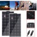 EXCELLWAY 120W 12V/18V Solar Panel Battery Charger Controller Camping RV Caravan Boat Home Electricity