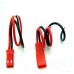 Excellway® 10 Pairs 2 Pins JST Male & Female Connectors Plug Cable Wire Line 110mm Red