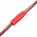 Excellway® 10 Pairs 2 Pins JST Male & Female Connectors Plug Cable Wire Line 110mm Red