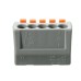 Excellway® ET25 2/3/5 Pins Spring Terminal Block 5Pcs Electric Cable Wire Connector