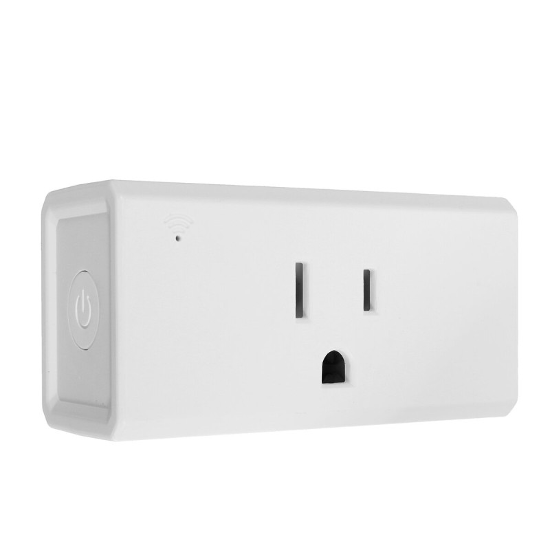 Excellway® Wifi Smart Plug Smart Socket Outlet Compatible with Alexa and Google Home Voice Control