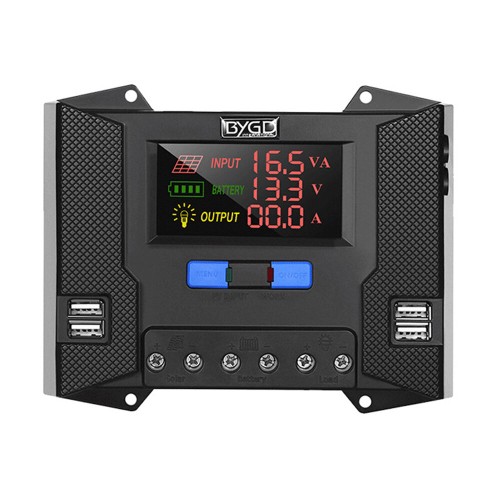 MPPT 20-30A Solar Controller 12V/24V LCD Display Dual USB Ports High Temperature Resistant ABS Flame Retardant Case