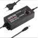 Universal AC to DC Adapter 48W Adjustable Voltage 3-24V 2A with LCD Display 14 Tips Polarity Converter Best for Household Electronics Top Rated Power Supply
