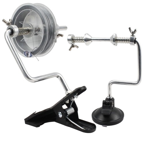 Efficient Multi-Rotation Spool Adjustable Portable Spooling Suction Cup Support Clamp Type Fishing Line Spooler
