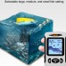 LUCKY FF718D Fish Finder 2.2inch LCD Display Portable Fishfinder 200KHz/83KHz Dual Sonar Frequency 100M Fishfinder for Lake Sea Ice Fishing