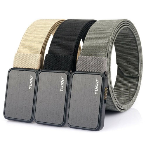 Metal Quick Release Buckle Nylon Tactical Belt 125cm*3.8cm Polyester Waistband New Design Men Tactical Girdle