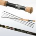 Outdoor Adventurers Fly Fishing Combo 2.43m High Carbon 4-Section Telescopic Rod Double Rod Fly Line Bait Rod Set