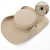 Outdoor Hat Sun Protection Waterproof Fisherman Hat Breathable Men and Women's Sun Hat 12cm Brim Outdoor Sports  Panama Hat Bucket Hats
