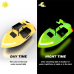 V020 Fluorescent GPS Remote Control Fishing Bait Boat 40 Positioning Points High-speed Auto Return 500M Distance LED Night Light Fish Finder for Fishing