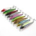 ZANLURE 1pc 80mm/3.15" 8.5g Magnet Minnow Fishing Lure Artificial Hard Bait Hook 3D Eyes Sea Fishing
