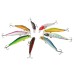 ZANLURE 1pc 80mm/3.15" 8.5g Magnet Minnow Fishing Lure Artificial Hard Bait Hook 3D Eyes Sea Fishing