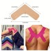 10Pcs Elastic Kinesiology V Tape Breathable Muscle Support Adhesive Elastic Sports Tape for Knees Shoulder Joint Discomfort Relief