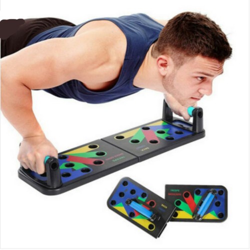 12-In-1 Foldable Muscle Training Push-Up Board Home Push Up Stand Fitness Exercise Tools