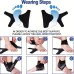 1Pair Ankle Joint Support Breathable Compression Ankle Joint Support Elastic Sprain Foot Cover for Sports Protection