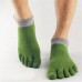 1 Pair Of Mens Cotton Toe Socks Five Finger Sports Outdoor Work Cotton Colours