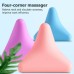 4 Corners Silicon Massage Ball Portable Easy to Use Back Neck Foot Pain Relieved Massager for Muscle Exercise