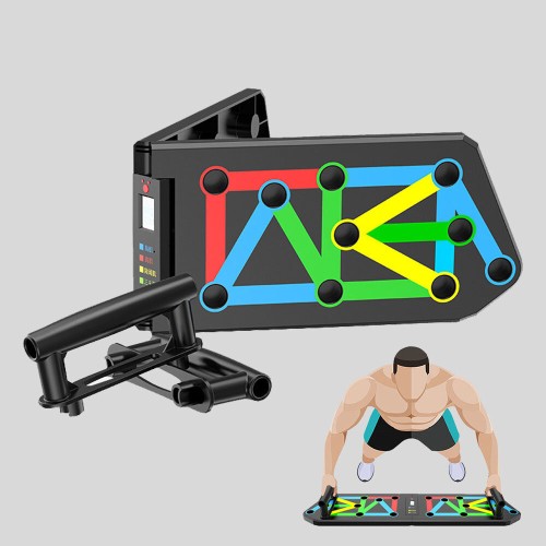 KALOAD 13-in-1 Electronic Counting Push-up Stands Support Board  Protable Multifunction Abdominal Muscle Trainer Folding Fitness Bracket Sports Home