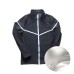 Men's Sweat Sauna Suit Shaper Stretch Breathable Sweat Absorbing Zip Up Sportswear Fitness Vest for Losing Weight Fitness