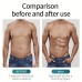 Muscle Stimulator Abdominal Shaping Belt 10 Massage Modes Muscle Exercise Instrument Abdominal Muscle Patch Fitness Equipment for Men Women's Abdominal Arm Leg Home Office Exercise