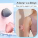 Portable Dual Mode Vibration Heating Massage Ball Adsorption Design USB-C Rechargeable Soft Pain Relieved Massage for Muscle Exercise