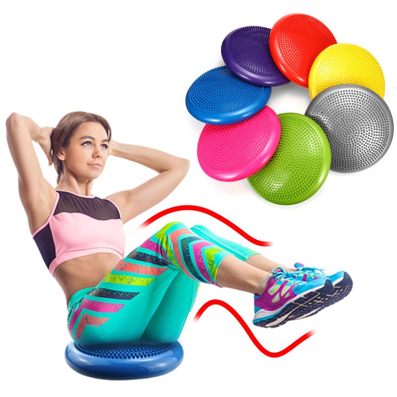 Yoga Balance Board Fitness Body Stability Balance Disc with Hand Pump