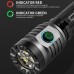 3* XHP360 LED 2500LM Flashlight 18650 Powerful Torch Type-C Fast Charging Lamp High Power LED Flashlight Strong Lanterna Camping Olight Work Light Outdoor Lighting