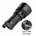 HAIKELITE HK08 60000LM 1340M Long Range Powerful LED Flashlight Type-C USB Rechargeable 4*21700 High Power Output Strong Camping Torch Light
