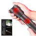High Power XHP70 Rechargeable LED Flashlight Side Light COB Red And White Light Waterproof Torch Telescopic Zoom USB Hand Lantern For Camping Outdoor Emergency Use