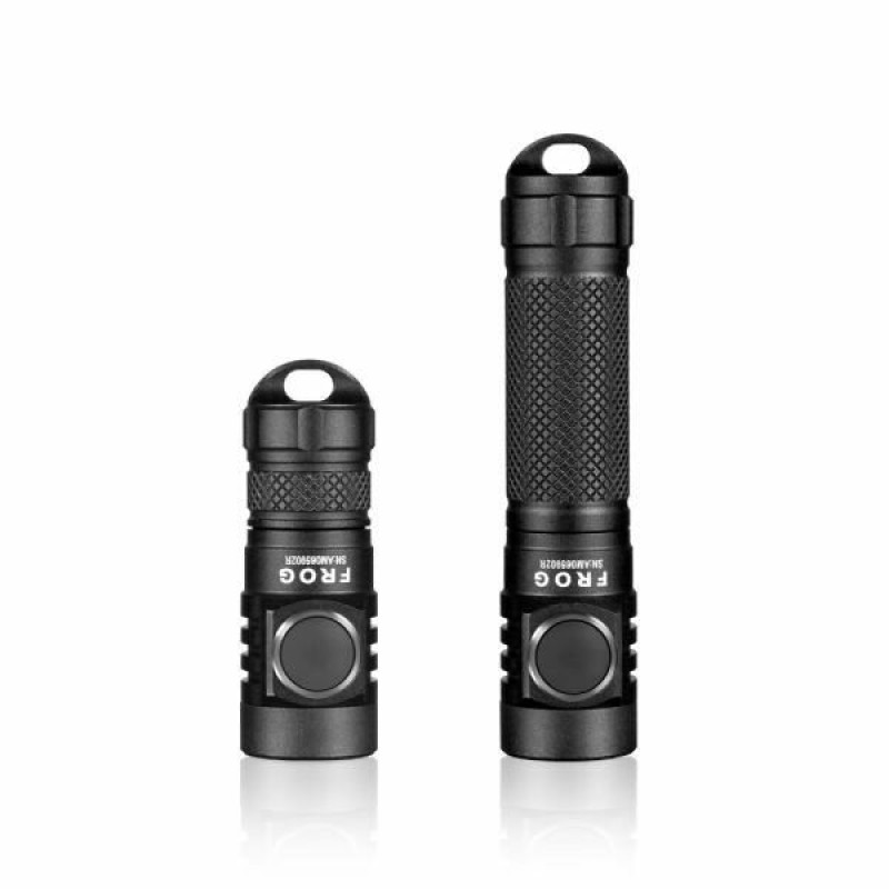 LUMINTOP Frog V2.0 Max 750 Lumens 135M Mini Keychain Flashlight with 10180 Battery USB Rechargeable Mini Size LED Torch Keychain Light For Outdoor Camping Fishing Searching