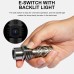 LUMINTOP THORMINI 700M Long Distance LEP Flashlight with 18350 Battery, 250 Lumens Long Shoot Beam Strong LEP Spotlight Portable Search Torch Outdoor Survival Tools