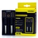 LiitoKala Lii-202 18650 Battery Smart Charger Lii202 For 18650, 18490, 18350, 17670, 17500, 16340(RCR123), 14500, 10440 Rechargeable Battery  Charger