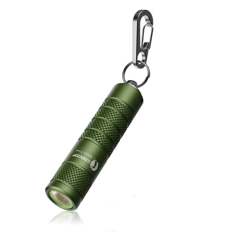 Lumintop Silver Fox 760LM Mini LED Keychain Flashlight 14500 AA EDC Compact Mini LED Torch With Magnetic Tail Outdoor Camping Tent Light Magnetic Work Lamp