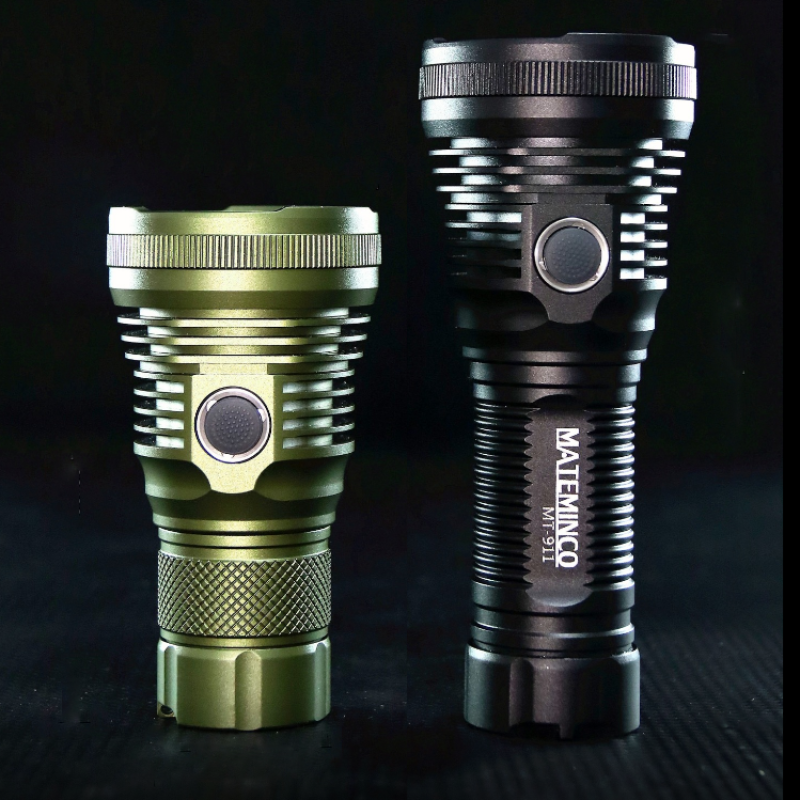 Mateminco MT-911 XLD-G90 6200lm Powerful Flashlight 916m Camping Lantern Tactical Torch LED Lanterna Power by 26650/ 26350 IPX6 Waterproof Flashlight for Hunting Camping Hiking