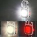 Mini LED Flashlight Work Light Portable Pocket Flashlight Keychains USB Rechargeable for Outdoor Camping Small Light Corkscrew