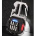 Mini LED Flashlight Work Light Portable Pocket Flashlight Keychains USB Rechargeable for Outdoor Camping Small Light Corkscrew