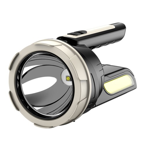 Multifunctional High-brightness LED Flashlight Portable Searchlight Chargeable Spotlight Long-range Hunting Lamp With Side Light