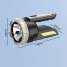 Multifunctional High-brightness LED Flashlight Portable Searchlight Chargeable Spotlight Long-range Hunting Lamp With Side Light