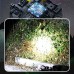 Multifunctional Three Head COB Magnet Auto Repair Work Light LED Red Light Warning Light Strong Light Flashlight Maintenance Work Light