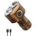 Niwalker ETmini M1 V2S 3000LM 185M Throw EDC Flashlight CW&NW Handheld with Magnetic Tailcap Type-C Rechargeable High CRI LED Pocket Clip Flashlight Power by 18350 Battery Waterproof Torch
