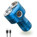 Niwalker ETmini M1 V2S 3000LM 185M Throw EDC Flashlight CW&NW Handheld with Magnetic Tailcap Type-C Rechargeable High CRI LED Pocket Clip Flashlight Power by 18350 Battery Waterproof Torch