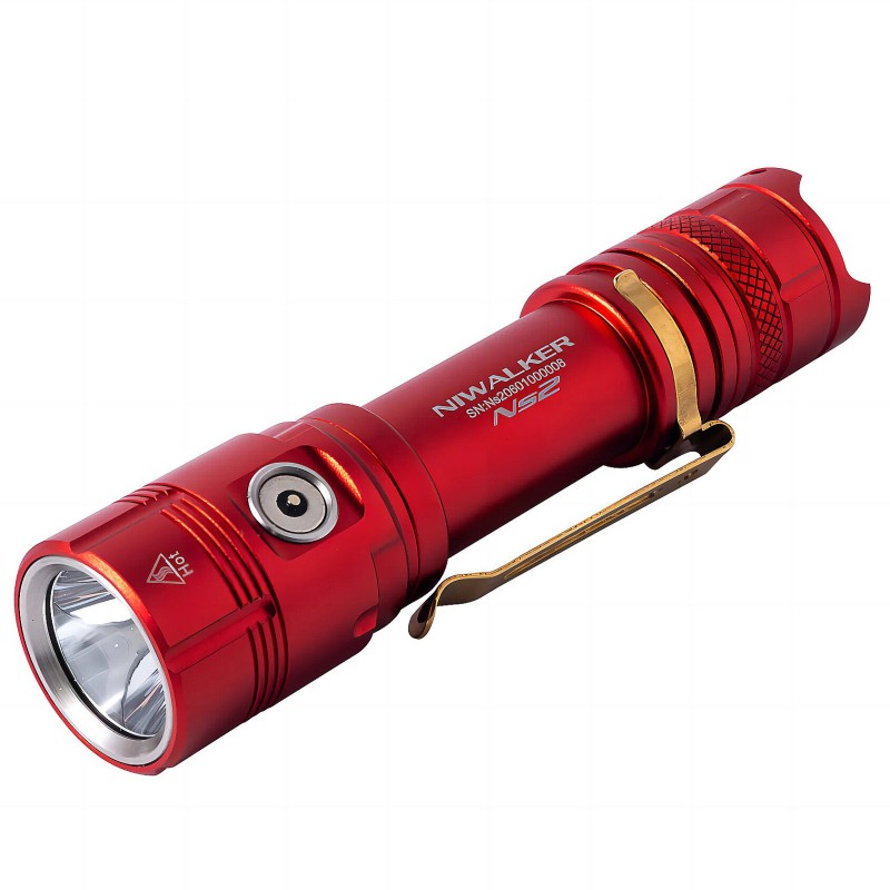 Niwalker NS2 2500lumen Multifunctional Magnetic Charging EDC Flashlight IPX8 Waterproof Power by 18650 Battery Tactical Flashlight for Hiking  Camping Outdoor Emergency