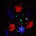 Portable IP65 Waterproof White/Colorful Snowflakes Projector Lamp Outdoor Work Light Landscape Light Garden Light
