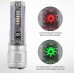 Solar Portable Torch Keychain Telescopic Zoom 30W/XHP50 LED Strong Light 18650 Type-C Flashlight Multi Light Source Outdoor Portable Emergency Lighting 7 Modes