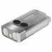 V10L Dual LED 1000LM Strong Light EDC Keychain Flashlight With UV Sidelight Type-C Rechargeable Waterproof Mini LED Torch Magnet Lantern UV Lamp